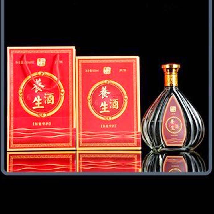 厂家现货500ml玻璃酒瓶白酒玻璃瓶洋酒玻璃瓶保健酒瓶套装