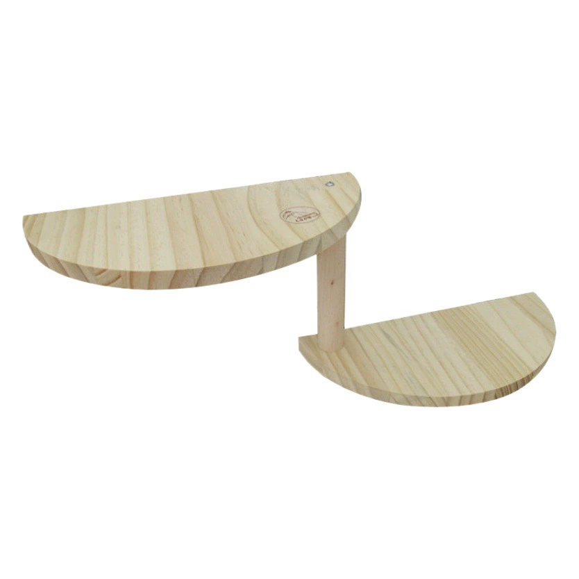 Клетка для домашних животных подвесная деревянная платформа полукруг разнообразие педаль белка хомяк Тоторо Забавный трамплин деревянная игрушка