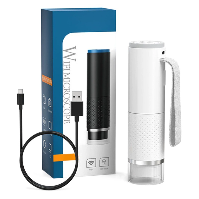 HD Beauty Обнаружение волос Портативный микроскоп детектор кожи головы WiFi косметический электронный цифровой микроскоп