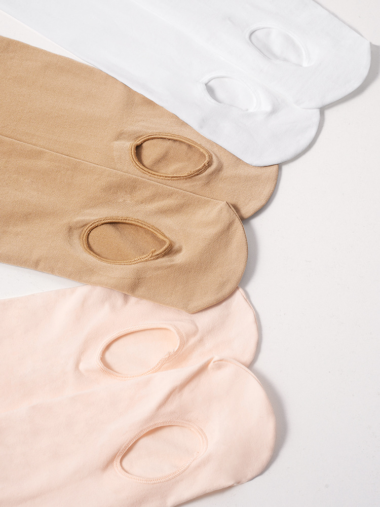 Calcetines de baile para niños, otoño e invierno, medias de ballet para niñas y adultos, pantimedias, calcetines de práctica de baile color piel