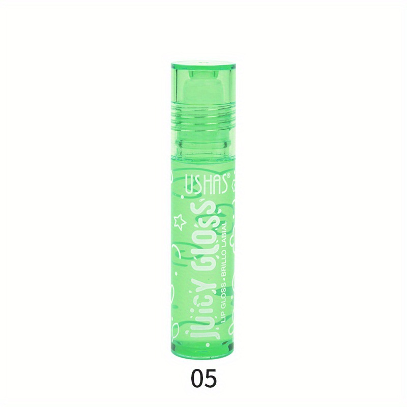 USHAS cross-border exclusivamente en stock aceite de labios de 6 colores bálsamo labial nutritivo hidratante lápiz labial anti-agrietamiento y disminución de las líneas de los labios
