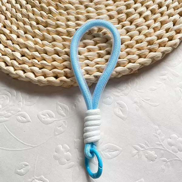 Blue and white