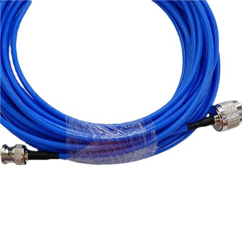 50ohm (670-141SXE)RG402 N公对BNC公 FEP半柔蓝皮射频同轴转接线