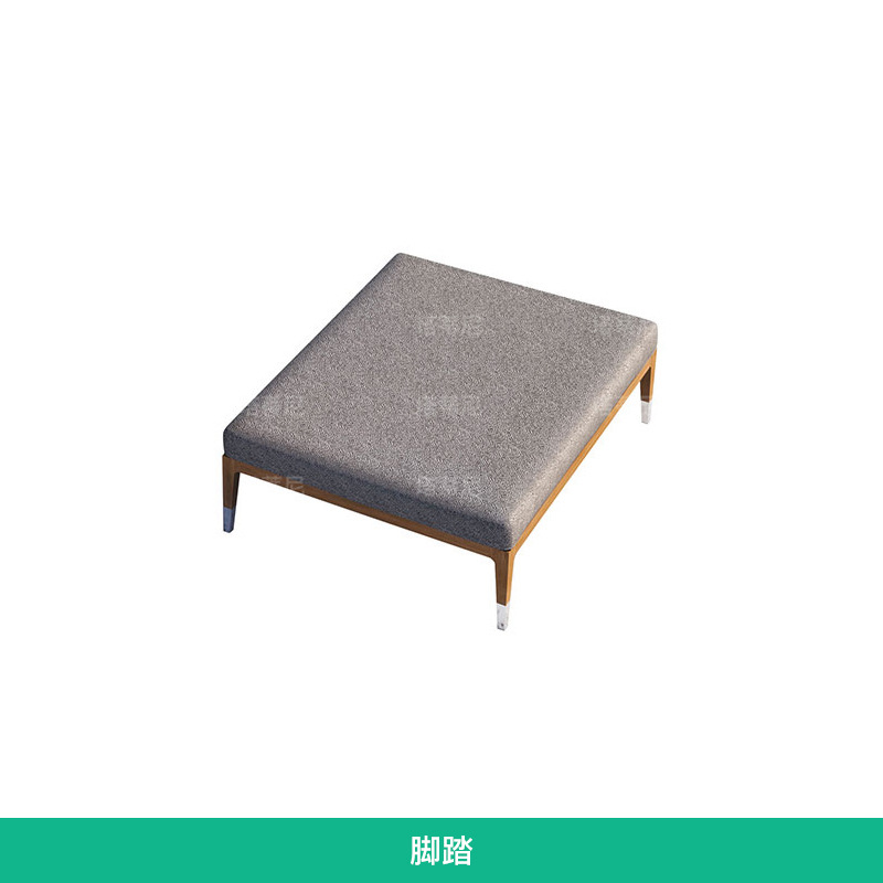 Sofá de exterior para patio, villa, muebles de ocio de teca anticorrosión, jardín al aire libre, hotel, impermeable, protección solar, sofá de madera maciza image 9