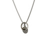 Tide, necklace suitable for men and women for beloved, universal ring, pendant hip-hop style