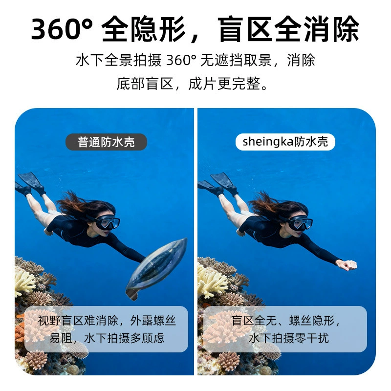 DJI, водонепроницаемая камера, защитный чехол, аксессуары, 45м, оптом