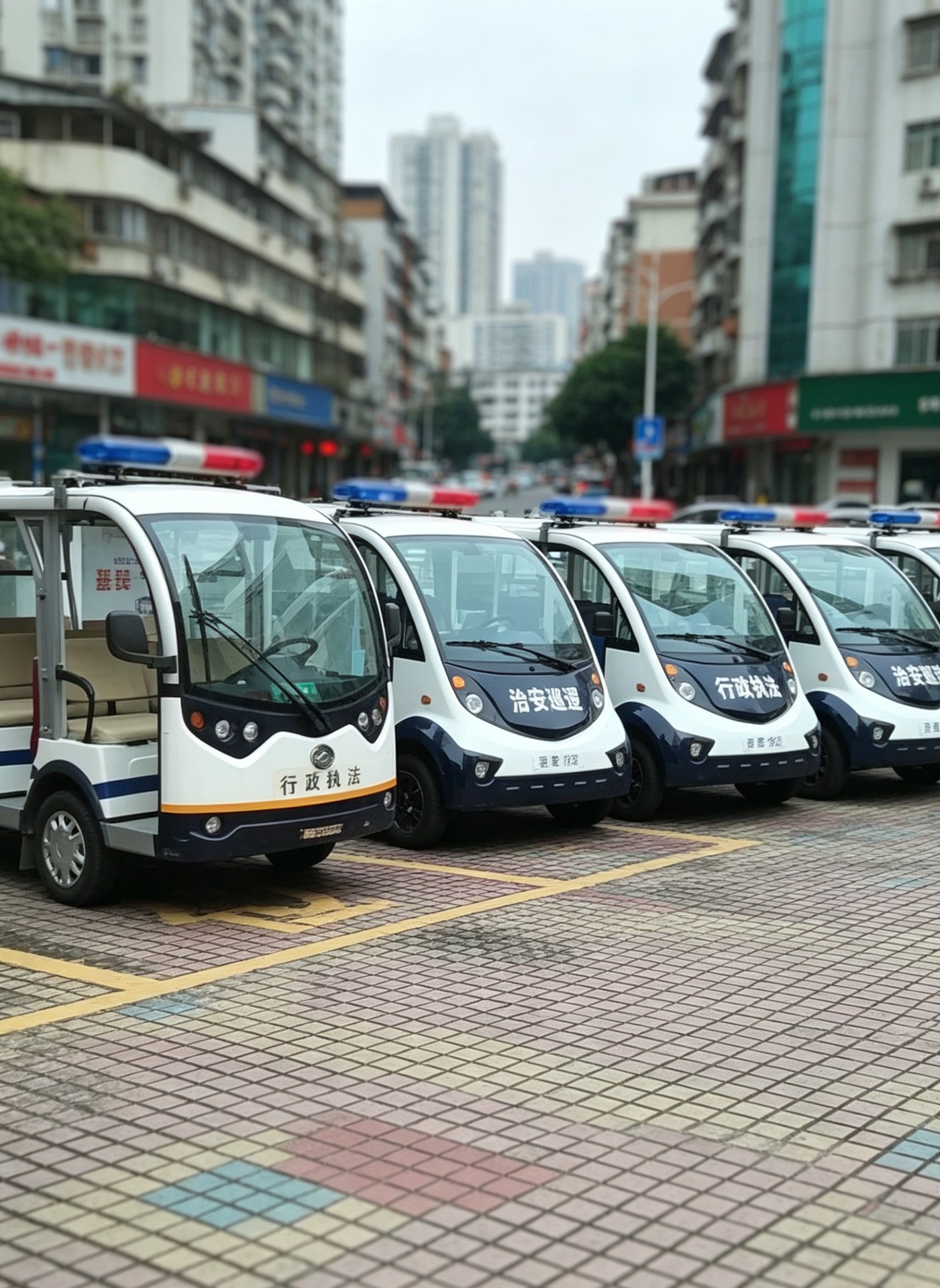 Electric Patrol Pickup Truck, Four-Wheel Tourist Vehicle, Factory Property Security and Fire Protection Shuttle Vehicle, Real Estate Viewing Vehicle