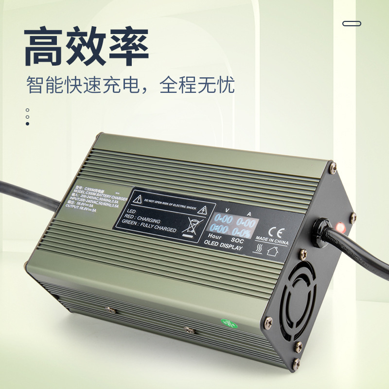 同相アルミシェル急速充電 48V5A 鉛酸国家標準 60v72v15A ハイパワー電気自動車バッテリー車の充電器|undefined