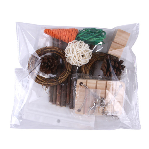 Carefully selected cross-border new hamster toy grass ball set pet rabbit guinea pig play teething supplies wholesale