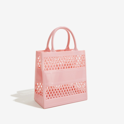 Bóhào Jelly Women's Handbag  New Model Cross-border Trade Shoulder Bag for Women Small Bag Lady Top-handle Small Square Bag 082