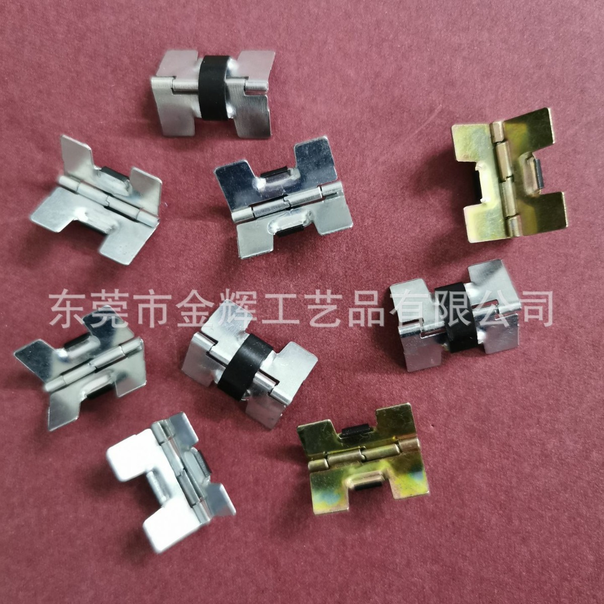 20*20弹簧铰链、弹力合页、花边弹力木盒合页首饰盒弹簧合页