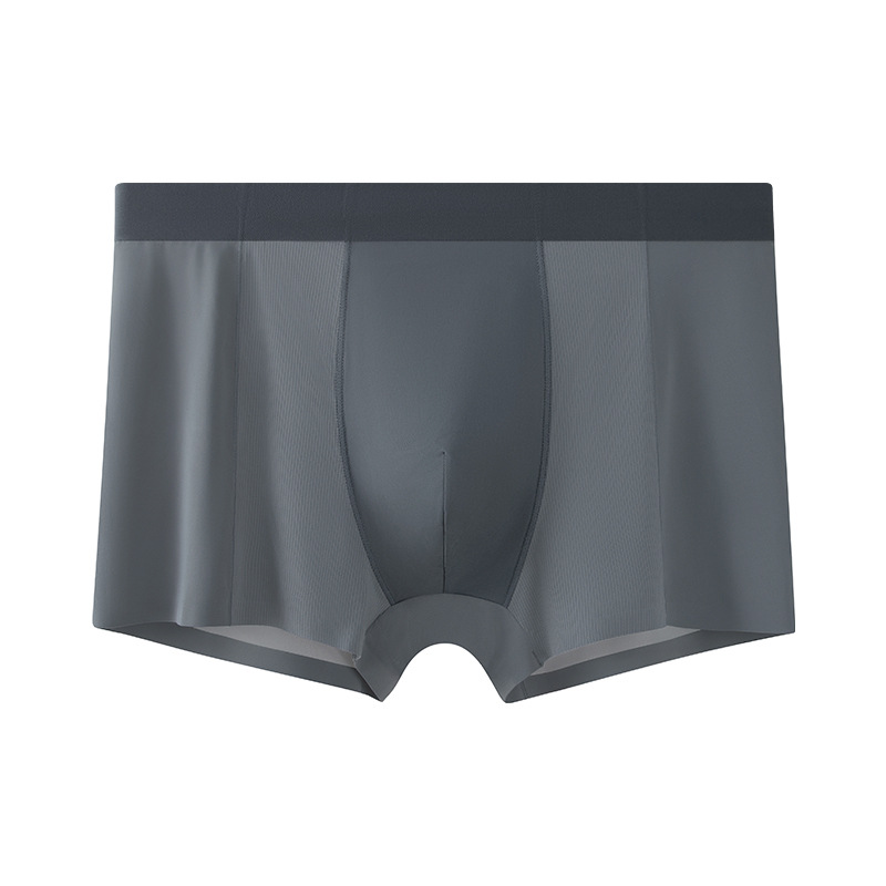 Pantalones de hielo de verano delgadas para hombres, pantalones de aire acondicionado frío, pantalones de malla deportiva transpirables, pantalones de cintura media delgadas sin marcas