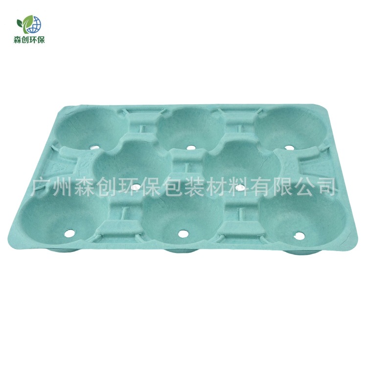 8 piezas 9 piezas 10 piezas 14 piezas de pulpa bandeja de frutas manzanas bandeja de frutas biodegradables ecológicas bandeja de frutas desechables image 7