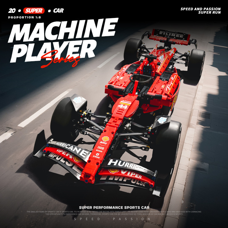 Ferrari F1 Formula Racing Car Building Blocks Educational Assembly Toy Gift Remote Control Car Compatible with Lego Blocks Ferrari F1 Formula Racing Car Building Blocks Educational Assembly Toy Gift Remote Control Car Compatible with Lego Blocks