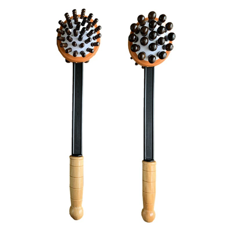 Обещание массажной палочки для ухода за телом из цельного дерева