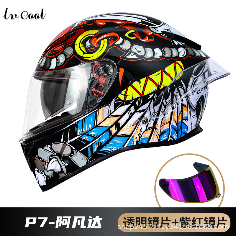 3C certificado casco de la motocicleta de fábrica al por mayor DOT Comercio exterior casco Nacional Estándar Clase A Four Seasons Universal