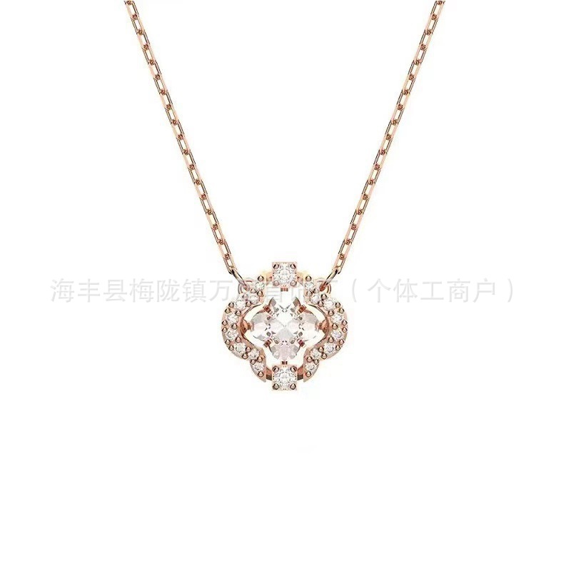 灵动四叶草白钻【玫瑰金色】