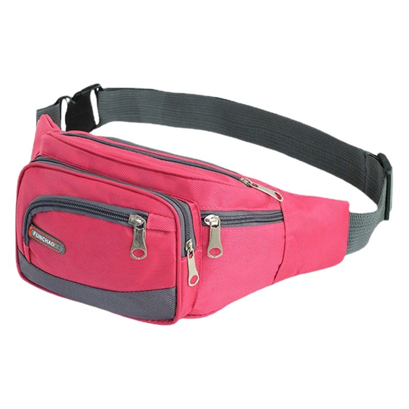Men's waist bag large capacity waist bag wholesale new men's and women's multi-functional waterproof business bag sports phone bag