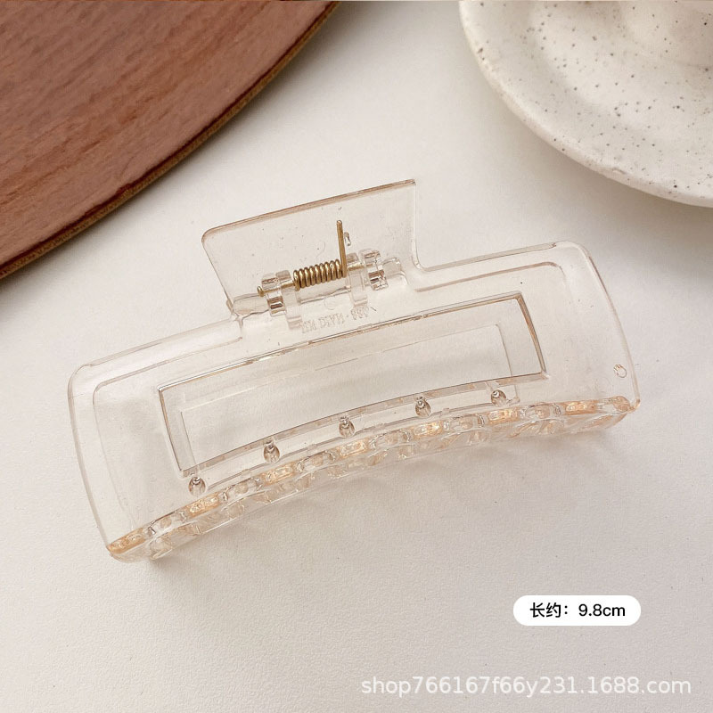 23 # cuadrado grande de champán transparente