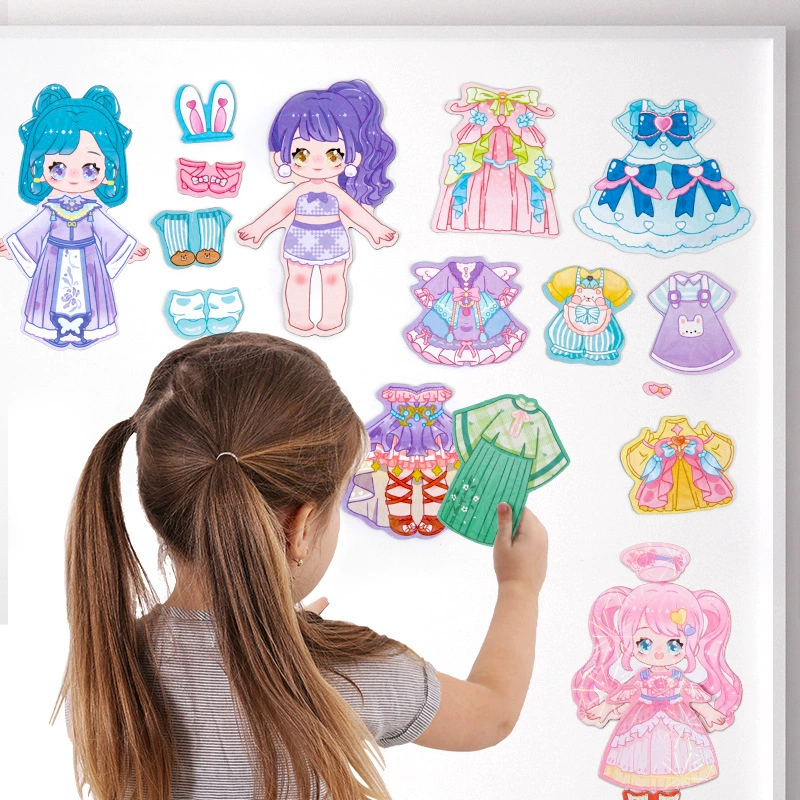 Холодильный магнит для dress-up, детская наклейка, наклейки