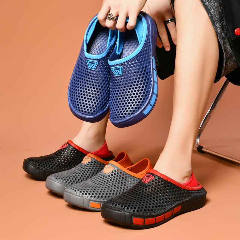 Men's Cave Shoes Garden Shoes Beach Shoes Heel Outdoor Breathable Wear-resistant Lightweight Comfortable Breathable Comfortable