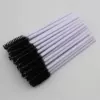 White pole black brush