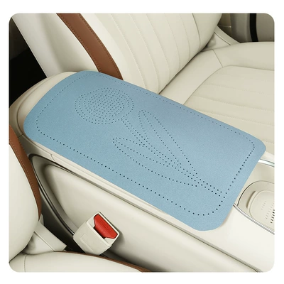 Armrest box pad, cushion, double-sided Nappa leather