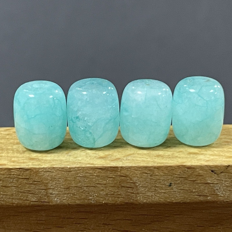 藍紋石桶珠老型珠子散珠半成品diy手串手鍊項鍊飾品配件材料批發