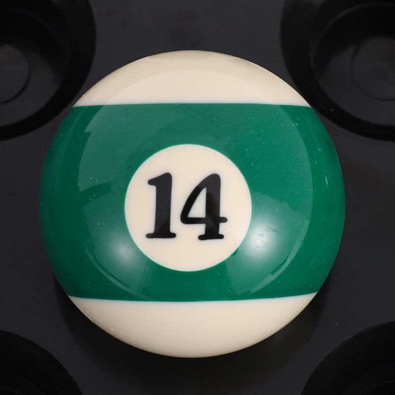 A high-quality A-grade ordinary middle eight table ball (5.7CM) - No. 14