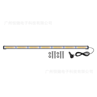 Other lights | bumper light car long warning - 7-sections-104cm-12-24v-yellow-light