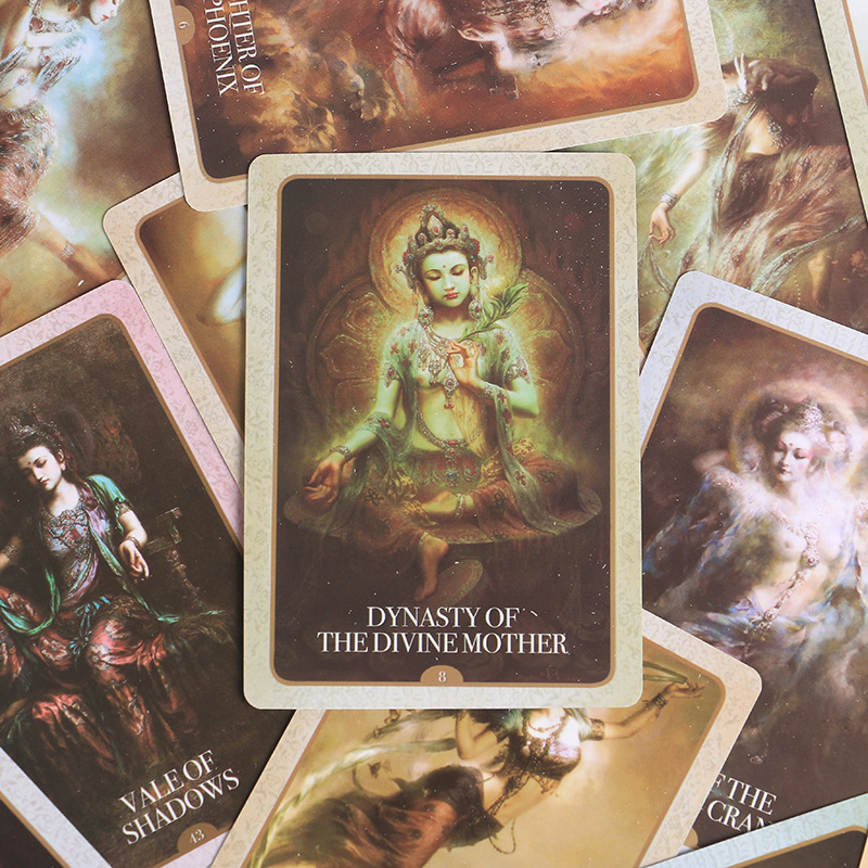 Guanyin Oracle Tarot Cards Spiritual Divination Deck_voghion.com