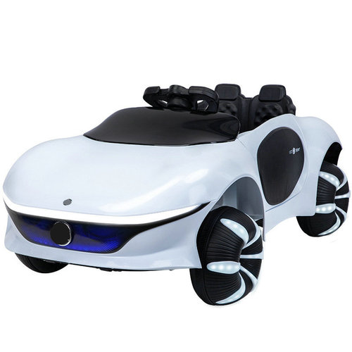 New Concept Children's Electric Car, Four-Wheeled Dual Drive Baby Remote Control Car, Rechargeable Toy Car for Kids, Seating Child's Vehicle
