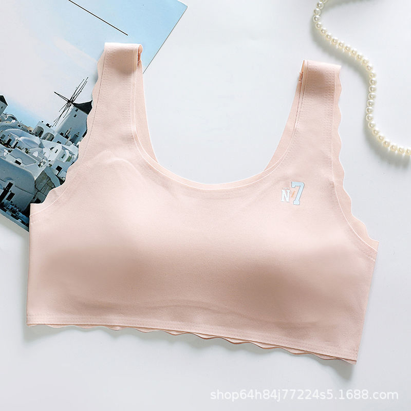 Niños y niñas ropa interior delgada sin marcas 8 - 16 años de edad chaleco de niñas estudiantes ropa interior de niñas