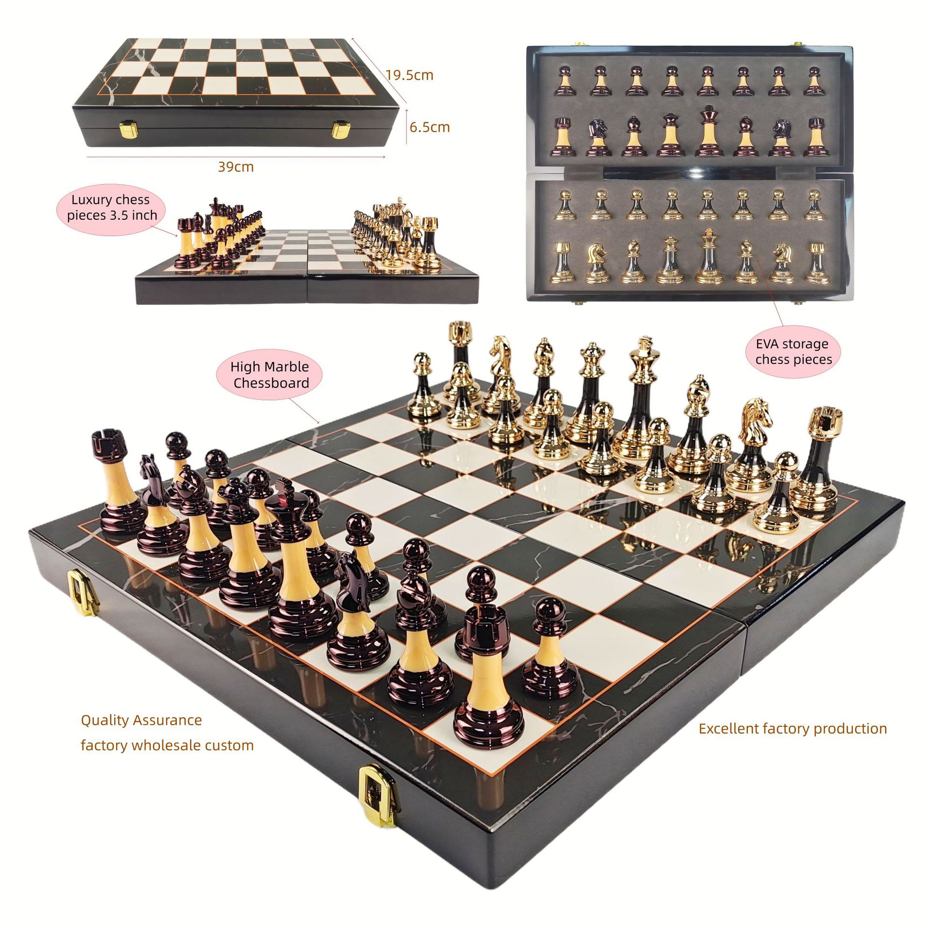 Foldable chess for children and adults for students