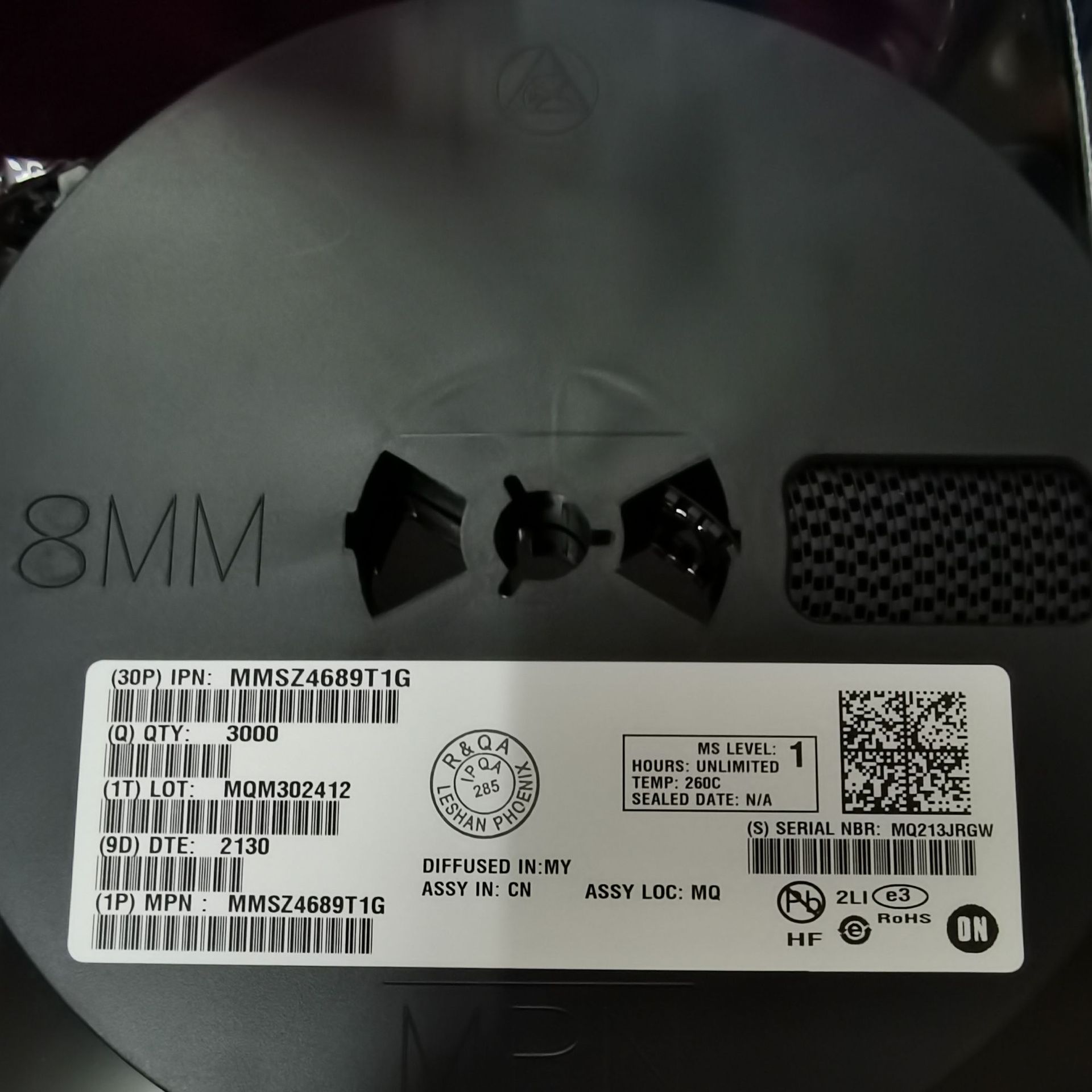 原装正品现货 MMSZ4689T1G SOD123 询价为准