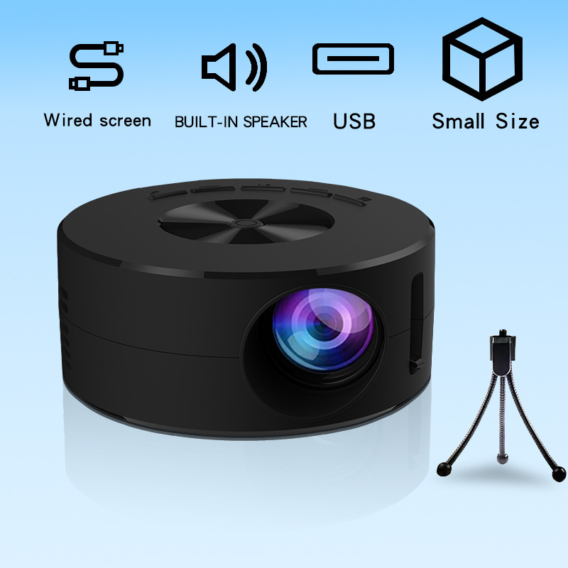 Cross-Border New Yt200 Mobile Phone Projector Home Mini Projector Micro Kidsren's Family Portable Led High Definition