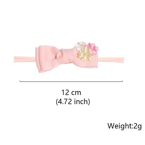Handmade Flower Butterfly Bow Hairband, Nylon Invisible Headband, Autumn/Winter New Children's Hair Accessories