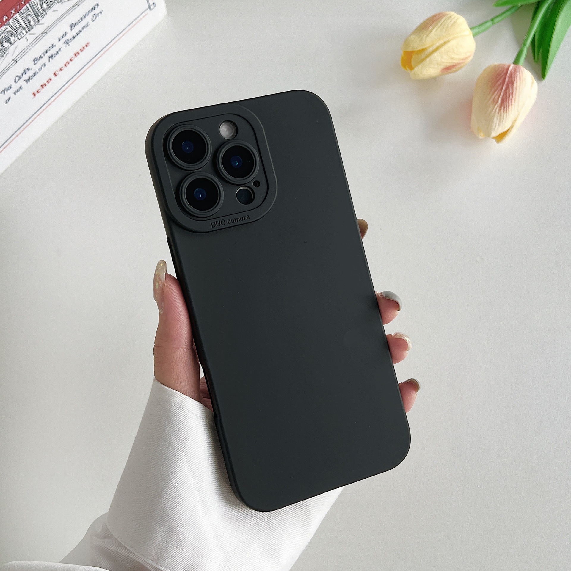 55g Weight iPhone Applicable Brands Phone Cases Classification tpu Material Solid Color Pattern Simple Style Style Tpu Solid Color Simple Style Phone Cases Phone Accessories 4