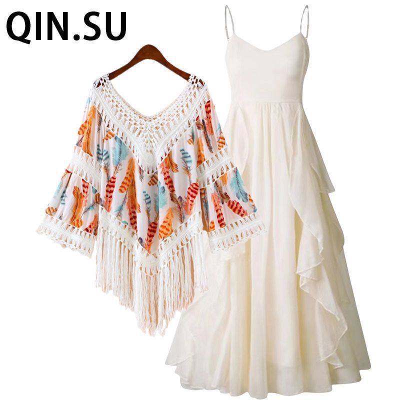 Tassel Blouse, Bohemian Top, Ethnic Style Cotton and Linen Loose, Versatile Small Shawl for Women, Bell Sleeves, Cut Out Jacket Tassel Blouse, Bohemian Top, Ethnic Style Cotton and Linen Loose, Versatile Small Shawl for Women, Bell Sleeves, Cut Out Jacket