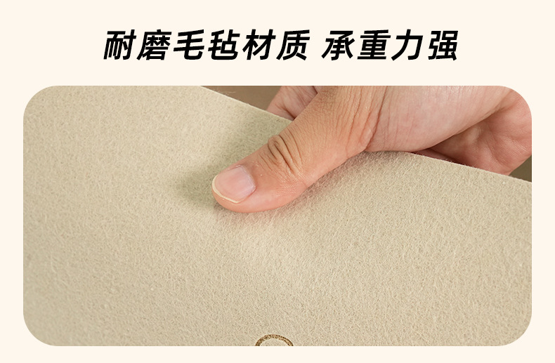 Cartoon Bear Car Trunk Storage Box Felt Foldableable Car Storage Basket Large Capacity Car Storage Box
