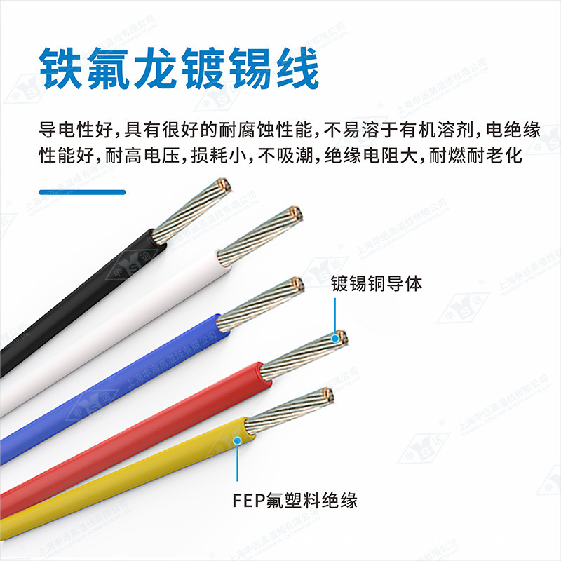 厂家定 制铁氟龙高温网线加电源线组合高温电缆