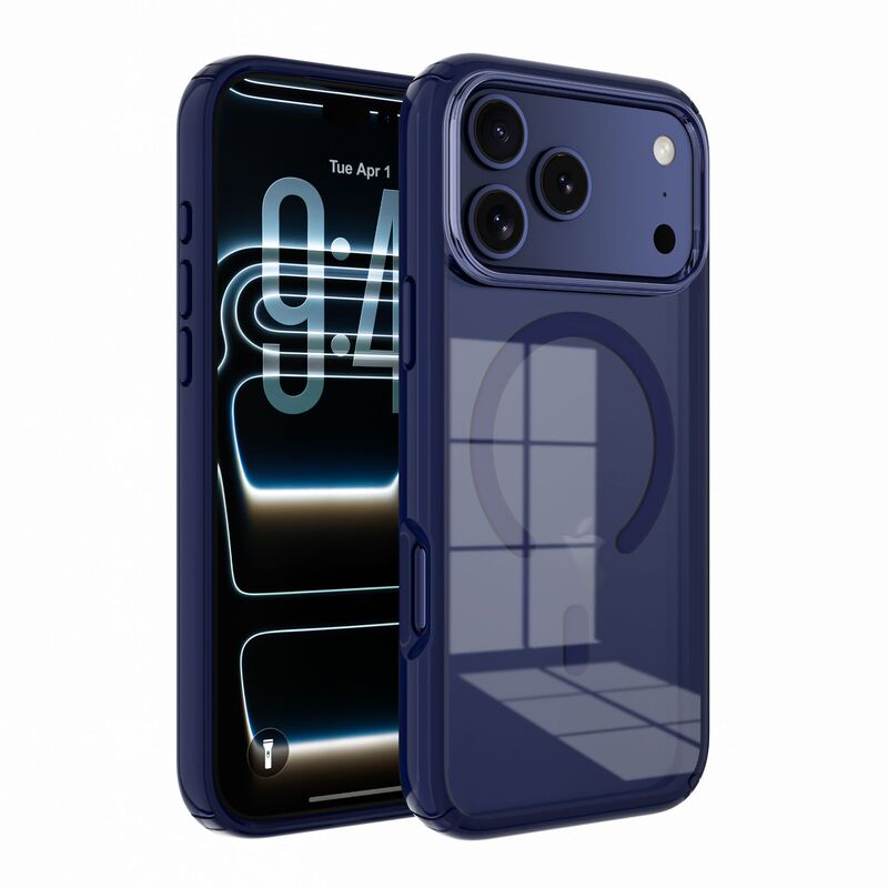 Defender Dual-Color Magnetic Suction Apple Magesafe Transparent Ip17Pms26U Four-Corner Ip16 Anti-Collision Transparent Phone Case