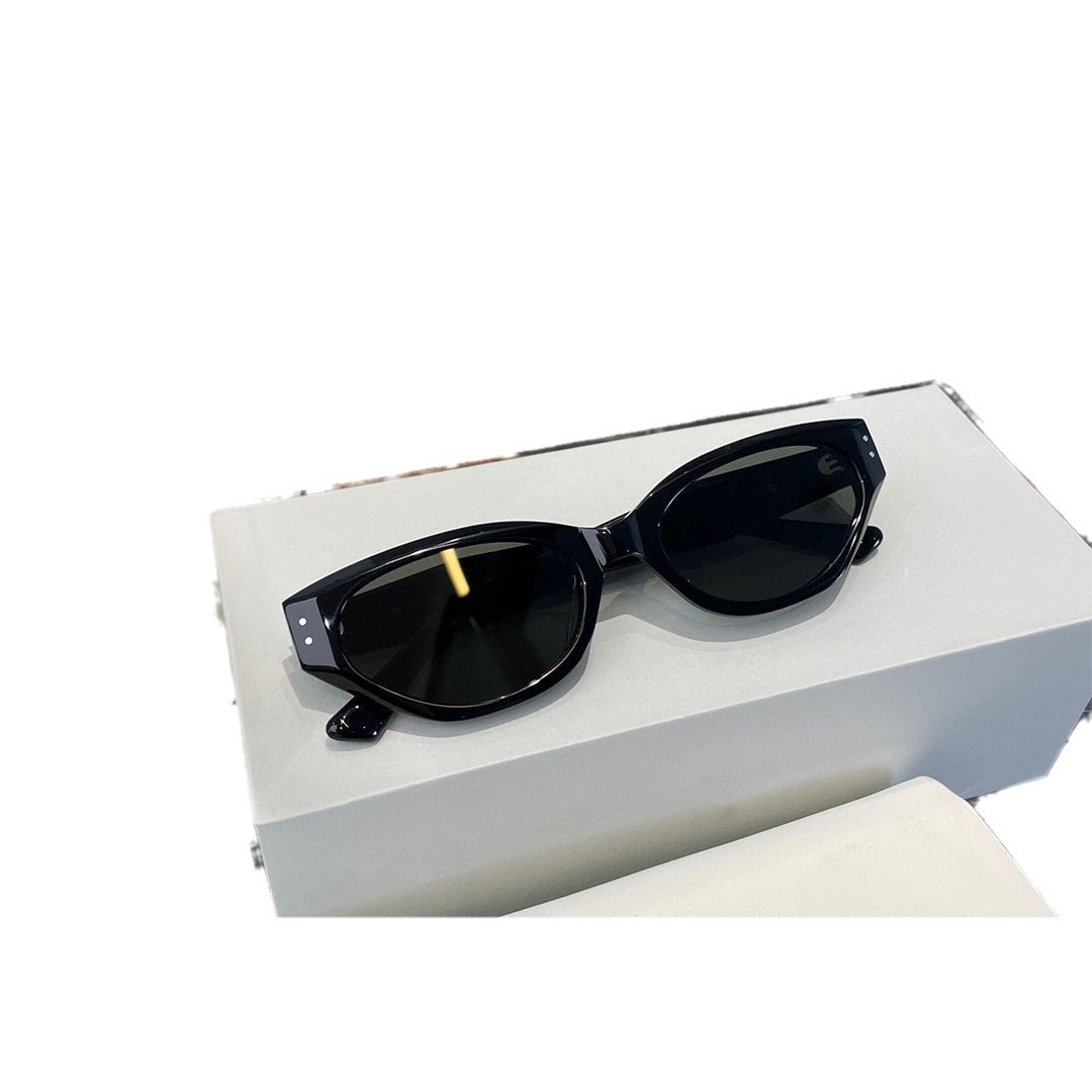 GM Retro Cat-Eye Sunglasses Trendy Women's Roco Personality Narrow Frame Sun Glasses Spicy Girl Street Style Ins Fashion - Thumbnail 5