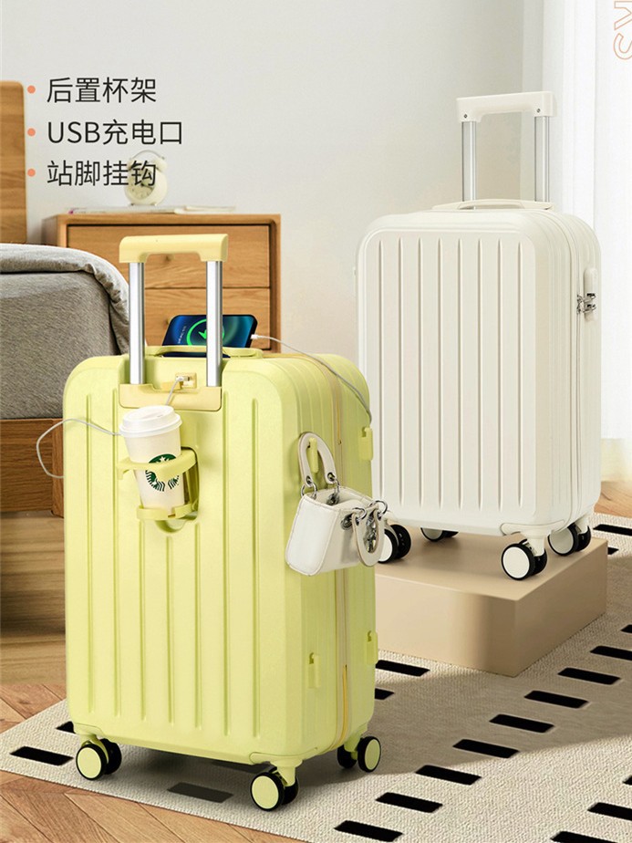 Koffer 20 Zoll Universalrollen Trolley Koffer Leiser Zahlenkombinationskoffer Robust und langlebig Großvolumiger Studentenreisekoffer Handgepäckkoffer