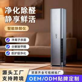 跨境空气净化器办公室除甲醛负离子除醛机家用宠物去异味定制批发