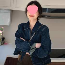 韩里韩气的牛仔外套女2026春秋新款早秋季冷淡系超好看穿搭夹克
