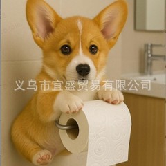 クロスボーダー新しい犬ペーパータオルホルダー犬シリーズトイレペーパータオルホルダーかわいい装飾デザインホームセンター