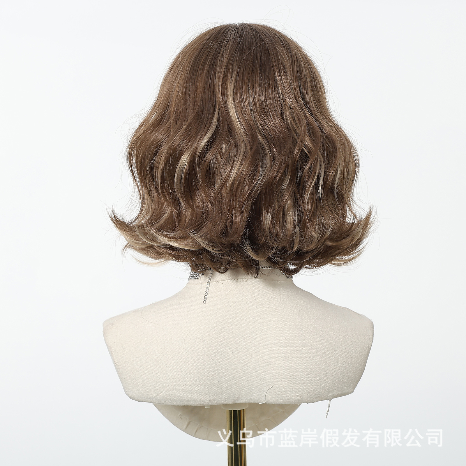 Pelucas de cabello corto europeas y americanas para mujer, cobertura completa de la cabeza, rubio platino, flequillo, estilo bob, pelucas de fibra sintética.