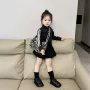 修身儿童女童宝宝拉链衫