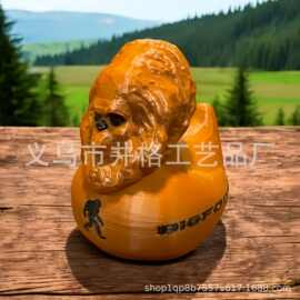 Bigfoot Duck大脚鸭吉普鸭元素大脚鸭树脂摆件家居装饰摆件
